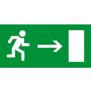   Legrand tartalékvilágítás piktogram matrica 310x112mm, jobbra - 660866