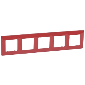 Legrand Niloé 5-ös keret, piros - 665025