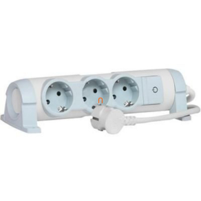   Legrand 690585 Kontamodul 5x2P+F 2, 5m fehér újravezetékezhető - 690585