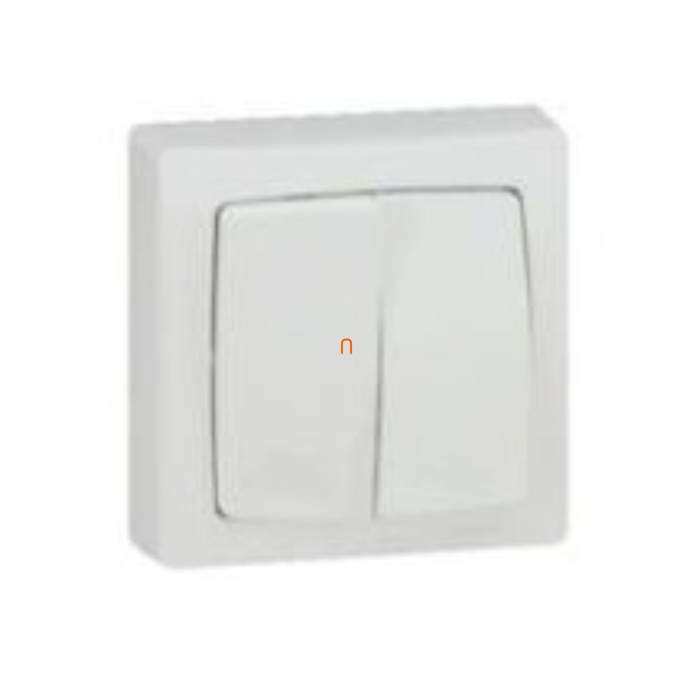 Legrand Oteo 105 csillárkapcsoló falon kívüli, kerettel 696002