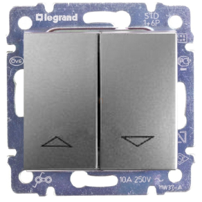 Legrand Valena redőnykapcsoló alumínium - 770104