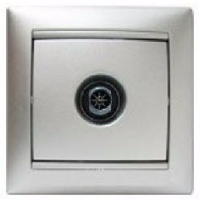 Legrand Valena TV aljzat végzáró 10dB alumínium - 770130