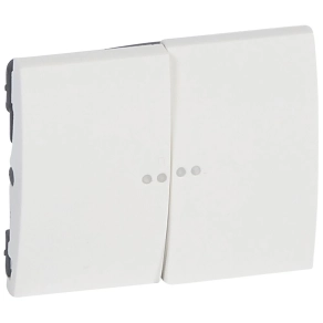   Legrand Galea Life kettős billentyű 2 fényjelzős, fehér - 771079