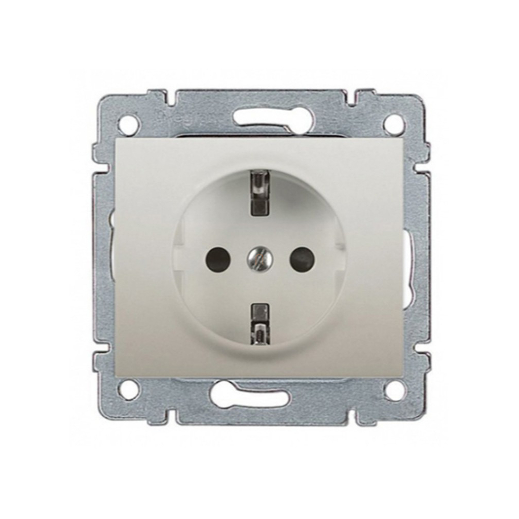 Legrand Galea Life 2P+F aljz. rugós gyöngyház (771562)