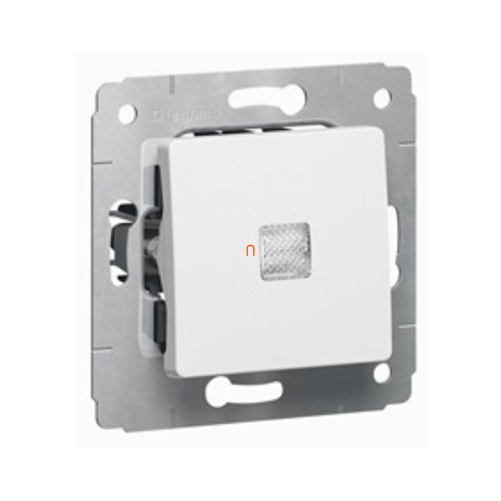 Legrand Cariva 773610 fehér 101 EF egypólusú kapcsoló ellenőrzőfénnyel keret nélkül
