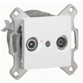   Legrand Cariva 773632 fehér TV-RD aljzat, 1, 5dB végzáró keret nélkül - 773632