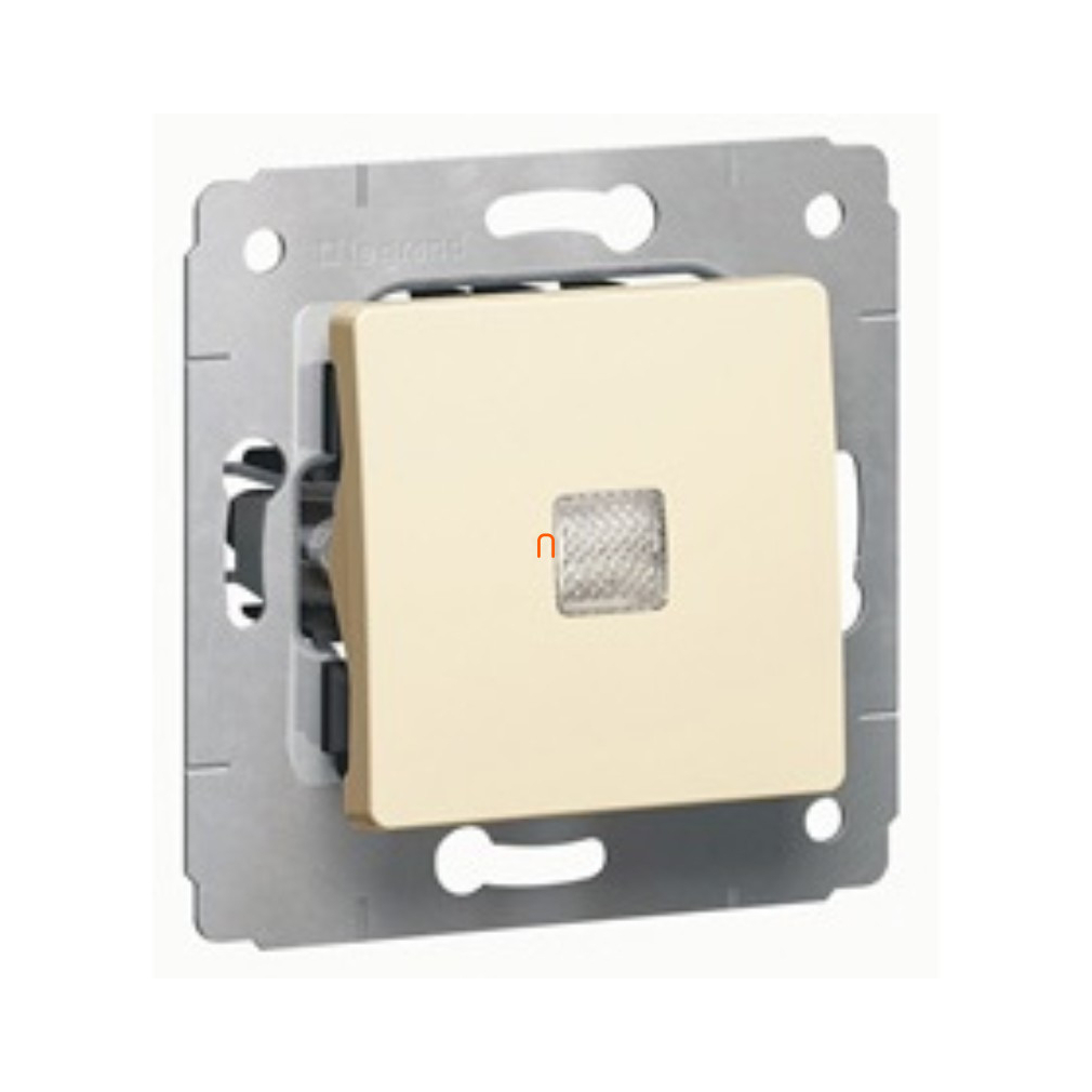 Legrand Cariva 773710 bézs 101 EF egypólusú kapcsoló ellenőrzőfénnyel keret nélkül