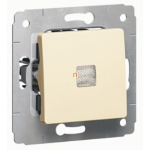   Legrand Cariva bézs 101 EF egypólusú kapcsoló ellenőrzőfénnyel keret nélkül - 773710