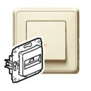   Legrand Cariva bézs 1xRJ11 telefon csatlakozóaljzat keret nélkül - 773738