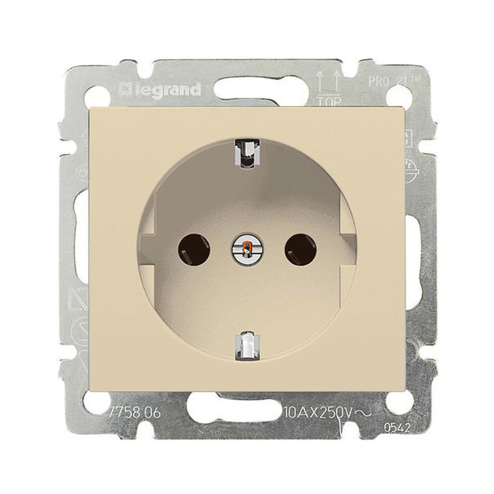 Legrand Valena 2P+F (GYV) biztonsági zsalus elefántcsont (774122)