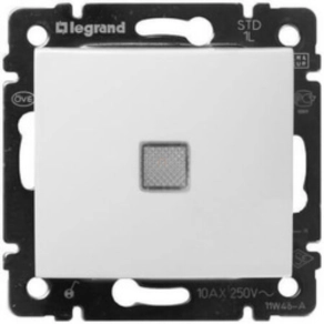   Legrand Valena váltókapcsoló jelzőfénnyel 16A, fehér - 774203