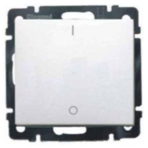 Legrand Valena kétpólusú kapcsoló 16A, fehér - 774204