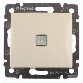   Legrand Valena váltókapcsoló jelzőfénnyel, elefántcsont - 774326