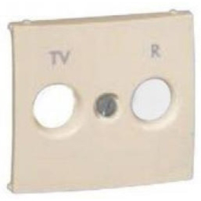   Legrand Valena TV-RD antenna-csatlakozóaljzat burkolat, elefántcsont - 774342
