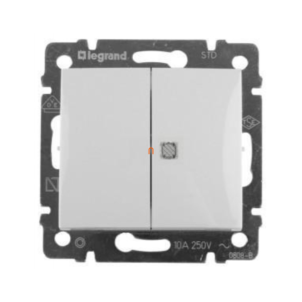 Legrand Valena 105EF csillárkapcsoló ellenőrzőfénnyel elefántcsont (774345)