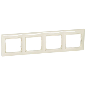   Legrand Valena 4-es keret, vízszintes, elefántcsont - 774354