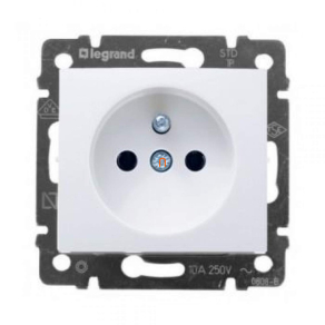   Legrand Valena 2P+F csatlakozóaljzat 10/16A, fehér - 774396