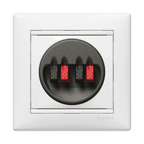   Legrand Valena hangszóró-csatlakozóaljzat, fehér - 774424