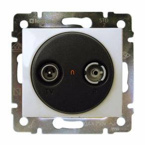   Legrand Valena TV-RD antenna-csatlakozóaljzat átmenő, fehér - 774434