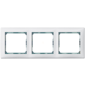 Legrand Valena 3-as keret, vízszintes kristály - 774463
