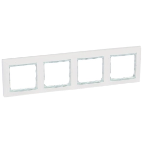 Legrand Valena 4-es keret, vízszintes kristály - 774464