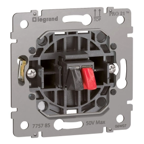 Legrand Galea Life hifi hangszóró aljzat, mono - 775785