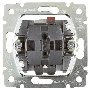   Legrand Galea Life nyomó jelzőfénnyel mechanizmus, 775709/10-hez - 775817