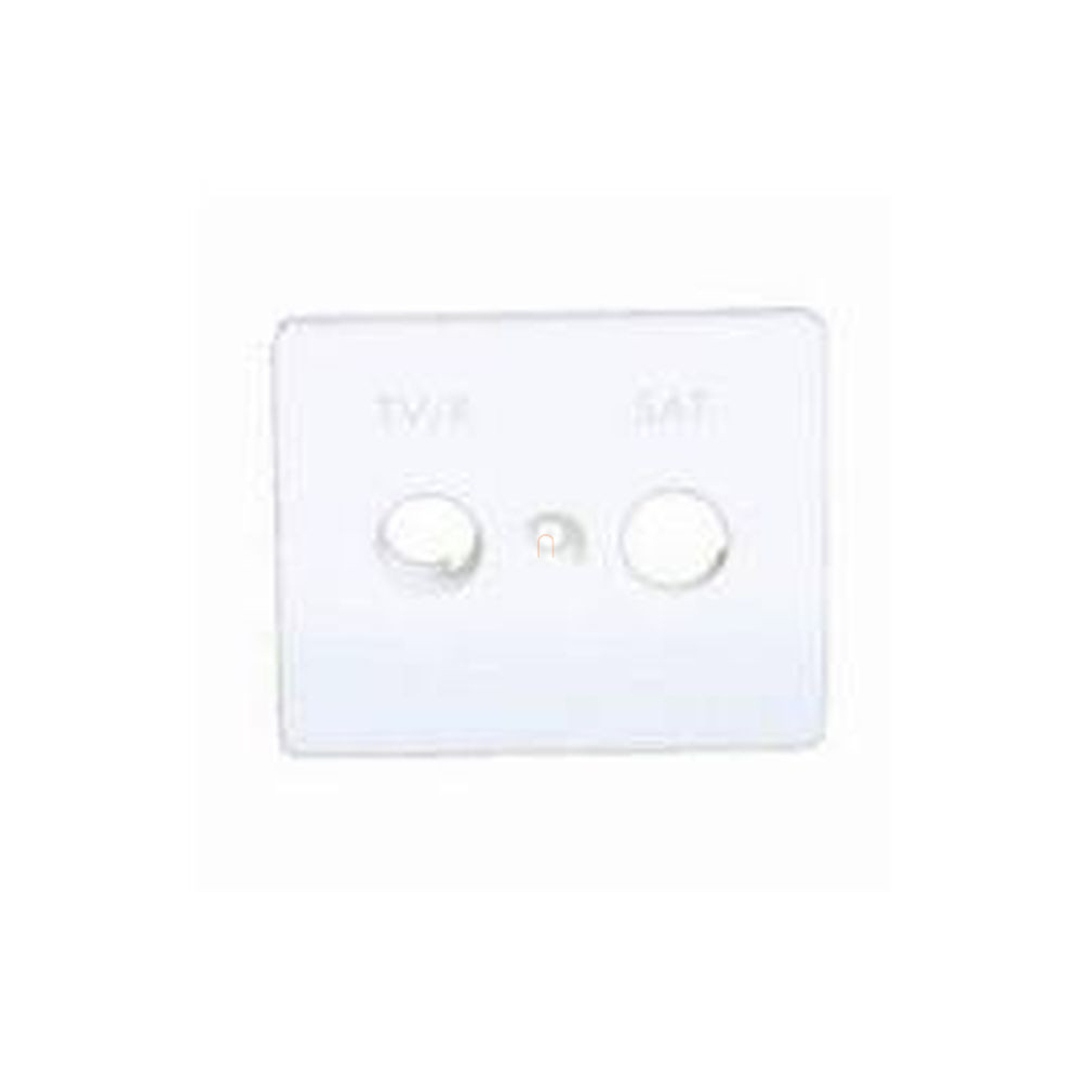 Galea 777080 Galea Life TV-RD-SAT antenna-csatlakozóaljzat burkolat (30 mm), fehér