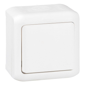   Legrand Forix IP44 falon kívüli egypolusú kapcsoló 10 AX-250 V~ fehér - 782360