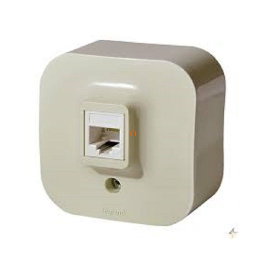 Legrand Forix 782454 1xRJ45 UTP Cat5e informatikai csatlakozóaljzat IP20 falon kívüli bézs