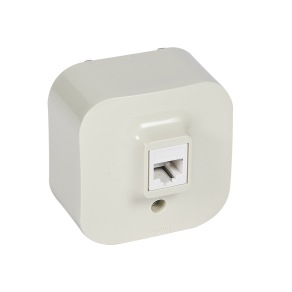   Legrand Forix IP20 falon kívüli 1x RJ45 Cat. 5e UTP bézs - 782454