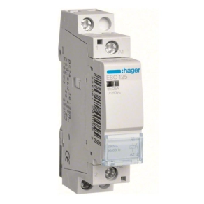 Hager ESC125 mágneskapcsoló  1Z 25A 230V AC 50 Hz (ES110)
