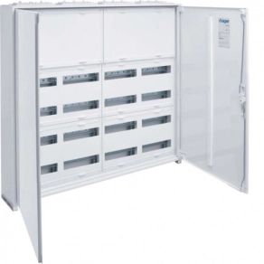   Univers falon kívüli mezős elosztó sorkapocs hellyel 192 modul (4x4x12mod) IP44 950x1050x161mm Hager FWB64N