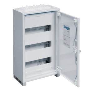   Univers falon kívüli mezős elosztó 36 modul (3x1x12mod) IP44 500x300x161mm Hager FWB31