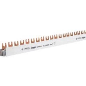   HAGER KDN380B Fázissín 19db 3P készülék részére, 16mm2, 57M, 1000mm
