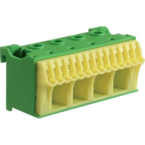   PE-sorkapocs, QuickConnect, z-s, 18 csatlakozás, zöld-sárga Hager, KN18E