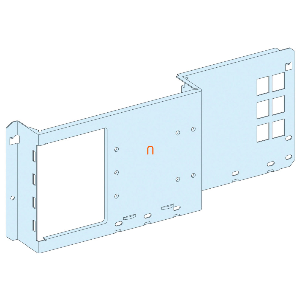 Schneider Prisma Plus szerelőlap NS-INS250, vízszintes, rögzített, 03030