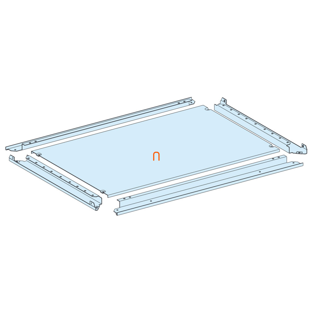 Prisma Plus IP55 kábelbevezető lemez, W=300mm, D=600mm 08683 Schneider