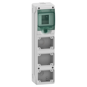   Schneider Electric Mureva Enclosure - 13177 - (Kaedra) Mini elosztó, átlátszó ajtó, 1x4 modul+3 nyílás