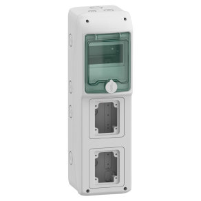   Schneider Electric Mureva Enclosure - 13178 - (Kaedra) Kiselosztó, átlátszó ajtó, 1x5 modul+2 nyílás