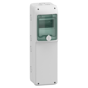   Schneider Electric Mureva Enclosure - 13189 - (Kaedra) Univerzális kiselosztó, átlátszó ajtó, 1x5 modul