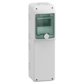 Schneider Electric Mureva Enclosure - 13189 - (Kaedra) Univerzális kiselosztó, átlátszó ajtó, 1x5 modul