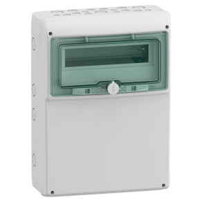   Schneider Electric Mureva Enclosure - 13192 - (Kaedra) Univerzális kiselosztó, átlátszó ajtó, 1x12 modul