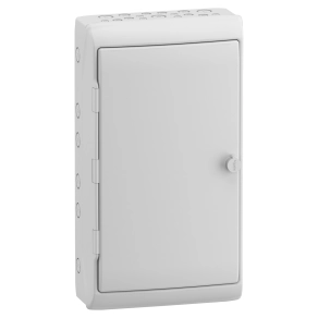 Schneider Electric Mureva Enclosure - 13196 - (Kaedra) Univerzális kiselosztó, teli ajtó, szerelőlemez