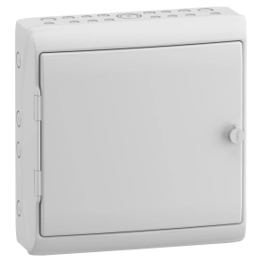 Schneider Electric Mureva Enclosure - 13197 - (Kaedra) Univerzális kiselosztó, teli ajtó, szerelőlemez