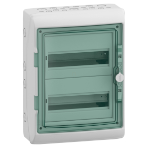   Schneider Electric Mureva Enclosure - 13433 - (Kaedra) Kiselosztó, átlátszó ajtó, 2x12 modul