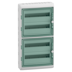   Schneider Electric Mureva Enclosure - 13437 - (Kaedra) Kiselosztó, átlátszó ajtó, 4x18 modul