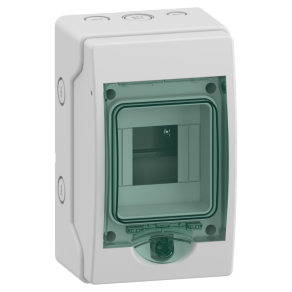   Schneider Electric Mureva Enclosure - 13441 - (Kaedra) Mini elosztó, átlátszó ajtó, 1x4 modul