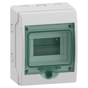   Schneider Electric Mureva Enclosure - 13442 - (Kaedra) Mini elosztó, átlátszó ajtó, 1x6 modul