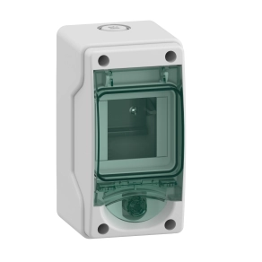 Schneider Electric Mureva Enclosure - 13975 - (Kaedra) Mini elosztó, átlátszó ajtó, 1x3 modul